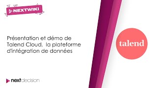 Présentation  démo de Talend Cloud la plateforme dintégration de données [upl. by Ennire]