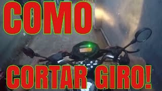 COMO CORTAR GIRO DA SUA MOTO Pode fazer mal [upl. by Ahsanat]