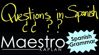 Forming Questions in Spanish interrogatives yesno tags [upl. by Anelra]