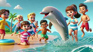 🌊🐬 The Friendly Dolphin’s Splash 🌟 Fun Kids Song amp Dance Under the Sea Nursery Rhymes amp Kids Songs [upl. by Isaak]