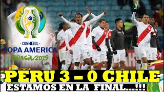 PERU 3  Chile 0  copa america 2019 narracion peruana RPP [upl. by Notsur]