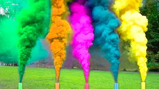 DIY How to Make Colored Smoke Bombs At Home [upl. by Otrebide]