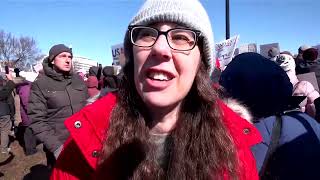 Thousands protest Trump and Musk in Washington  REUTERS [upl. by Viglione764]