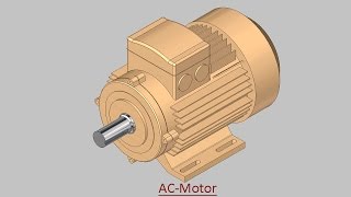 ACMotor  Autodesk Inventor Tutorial [upl. by Nnaesor]