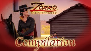 Zorro the Chronicles  Episode 25  26  COMPILATION  Superhero cartoons [upl. by Lurie]