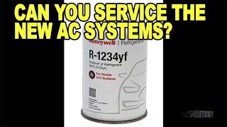 Can You DIY Service R1234yf AC Systems [upl. by Enavi]