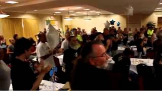 200 Bikers Sing Happy Birthday to 100yearold Pearl Miller [upl. by Jarrow]