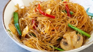 Stir Fry Glass Noodles Recipe [upl. by Eniale]