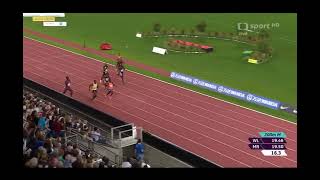 Mens 200m Lausanne Diamond League 2024 [upl. by Selestina]