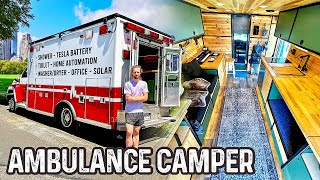 Engineer Builds GREATEST Ambulance Conversion EVER [upl. by Lessirg]