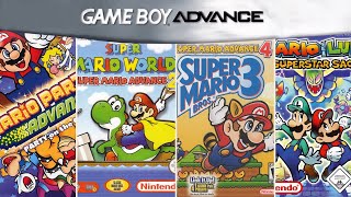 Mario Games for GBA [upl. by Eicyac]