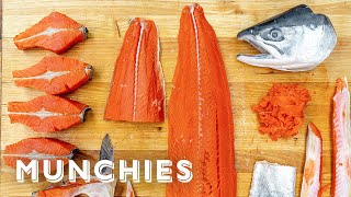 How To Fillet a Fish with an Alaskan Fisherman [upl. by Zetnas]