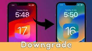 How to Downgrade iOS 17 to iOS 16 Without Computer  Downgrade Your iOS Device From iOS 17 to iOS 16 [upl. by Esinet236]