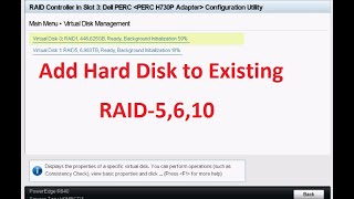 How to Add HDD to Existing RAID5 6 10 [upl. by Deth745]