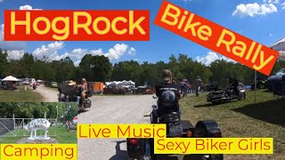 Hog Rock Bike Rally  Sexy Biker Girls  Camping  Live Music [upl. by Assirehc857]