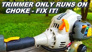 Easily fix a trimmer that wont idle [upl. by Ybrik788]