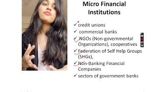 What is MICROFINANCE micro finance for UPSC and other state psc  Microfinance and NBFCs [upl. by Nichy]