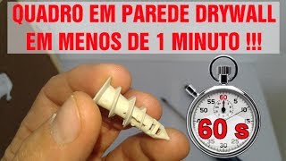 COMO COLOCAR QUADRO PAREDE DRYWALL PASSO A PASSO [upl. by Dleifrag]