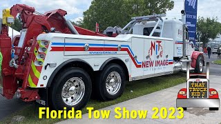 Florida Tow Show 2023 full coverage of all the trucks on display [upl. by Nadirehs]