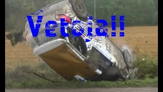 Vetoja 2´´ Best Of Finnish Rally Crashes 2017 [upl. by Enytsirhc]