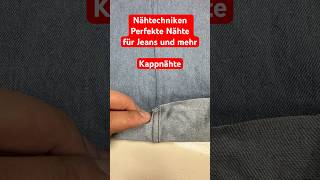 Perfekte Kappnaht auf Jeans nähen – Anleitung amp Tipps [upl. by Cassey116]