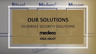 Medeco Deadbolt Security Solutions  Medeco Locks [upl. by Veradi]