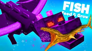 NEW MINECRAFT MONSTERS In Feed amp Grow Fish [upl. by Hynes]