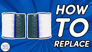 How To Replace Dyson TP04 Pure Cool Air Purifier Filter [upl. by Iliak513]