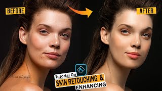 SKIN RETOUCHING COLOR GRADING and FACIAL ENHANCING in Photoshop Beginner Tutorial [upl. by Jamnes269]