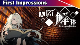 Depersonalization Gameplay  First Impressions [upl. by Lambrecht]