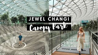 Jewel Changi Airport Canopy Park First Preview Sky Nets Mazes Slides [upl. by Gwennie610]