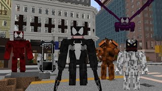 VenomSymbiotes Mod Legends Minecraft Mod Sum 60 Suit Showcase Part 1 [upl. by Llecrep346]