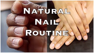 DIY At Home Manicure  How To Have Pretty Natural Nails  DeSade [upl. by Aihsem288]