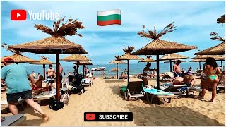 🇧🇬BULGARIAN GOLDEN SANDS BEACH  WALKING TOUR  JUNE 2023☀️🔥🔝 [upl. by Annayram813]