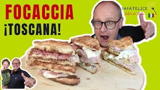 🇮🇹 ¡PASO A PASO Focaccia Toscana y sus Rellenos [upl. by Bonne]