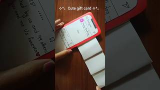 Diy Cute Gift Card  Handmade Card Ideas for bestfriend  diy youtube craftingrinky [upl. by O'Dell709]