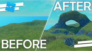 How To Make Detailed Terrain in Roblox  ROBLOX Studio Tutorial [upl. by Alban354]