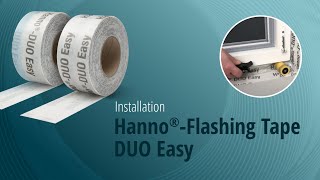 Hanno®Flashing tape DUO Easy  installation instructions [upl. by Jelsma]