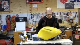 How to Seal a Motorcycle Fuel Tank with KBS Coatings Tank Sealer Kit by JP Cycles [upl. by Ladnyc35]