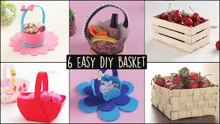 6 Easy DIY Baskets  Basket Making [upl. by Fidelis]