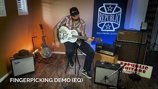 Schatten Tricone Pickup Sound Demo on a Republic Guitars Tricone [upl. by Aninad]