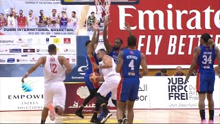 Highlights Mighty Sports vs UAE  31st Dubai International Basketball Championship [upl. by Nohsav]