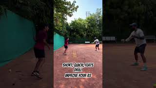 Quick ￼feats drill improve your Tennis footwork quick footwork workout [upl. by Nedearb]