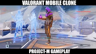 ProjectM First Gameplay Valorant Mobile Clone [upl. by Tedd29]