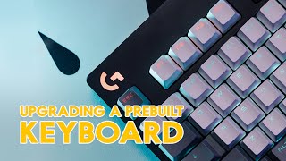 Upgrading My Prebuilt Keyboard  Logitech G PRO X [upl. by Haidabez]