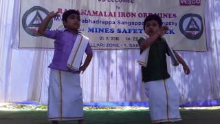 kuchuku kuchuku geliya dance by RV Harsha amp yash  RIOM Mine safety week function [upl. by Huber]