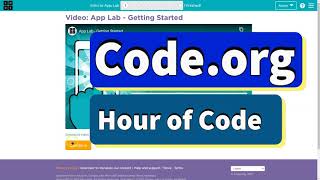 Codeorg Intro to App Lab  Hour of Code  Tutorial with Answers [upl. by Allebram]