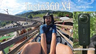 Insta360 X4  Real World Rollercoaster Test And Review [upl. by Drofnelg]