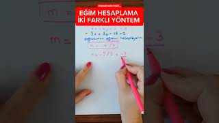 EĞİM HESAPLAMA İKİ FARKLI YÖNTEM eğim [upl. by Acemaj]