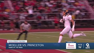 Moeller defeats Princeton in WCPO 9 Friday Football Game of the Week [upl. by Shiri342]